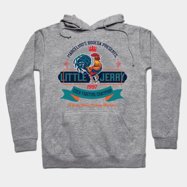 Little Jerry 1997 Cockfighting Champ Lts Hoodie by Alema Art